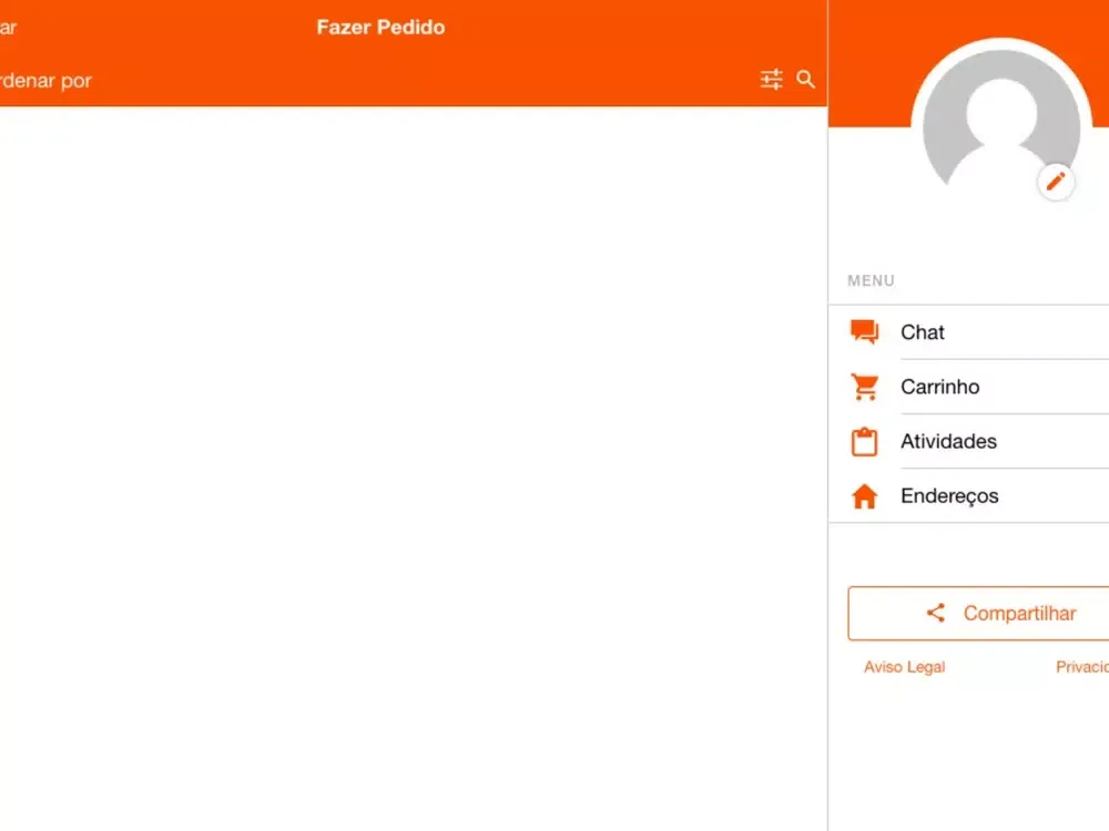 Ảnh chụp màn hình của Sabor a Mais Delivery iPad 