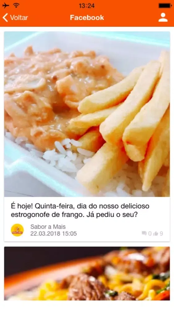Ảnh chụp màn hình của Sabor a Mais Delivery
