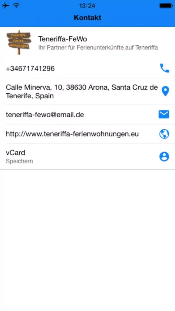 Ảnh chụp màn hình của Teneriffa-FeWo