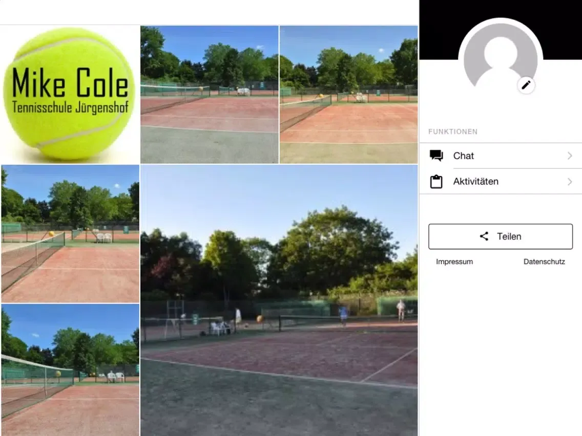 Tennisanlage Jürgenshof iPad  スクリーンショット