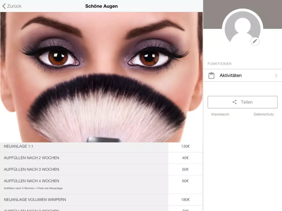 Screenshot di Day Spa Lua Beauty Lounge iPad 