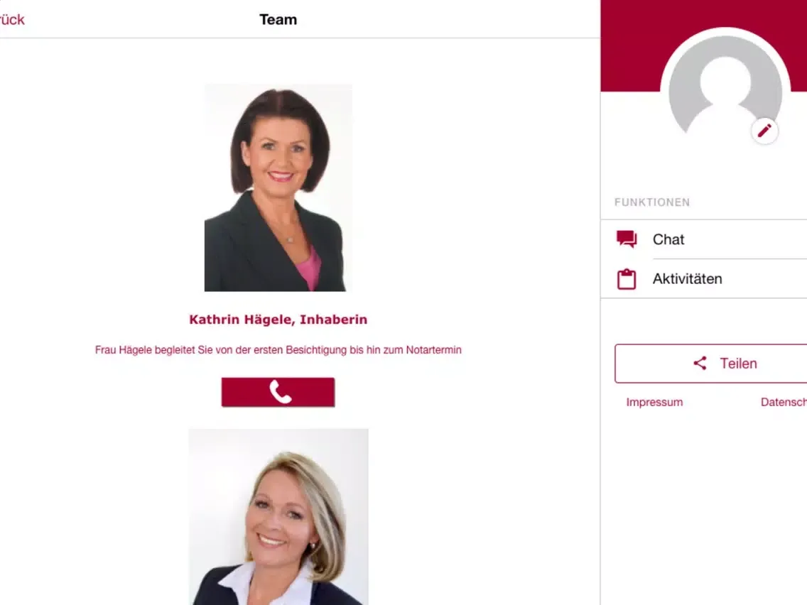 Immobilien Augsburg iPad  স্ক্রিনশট