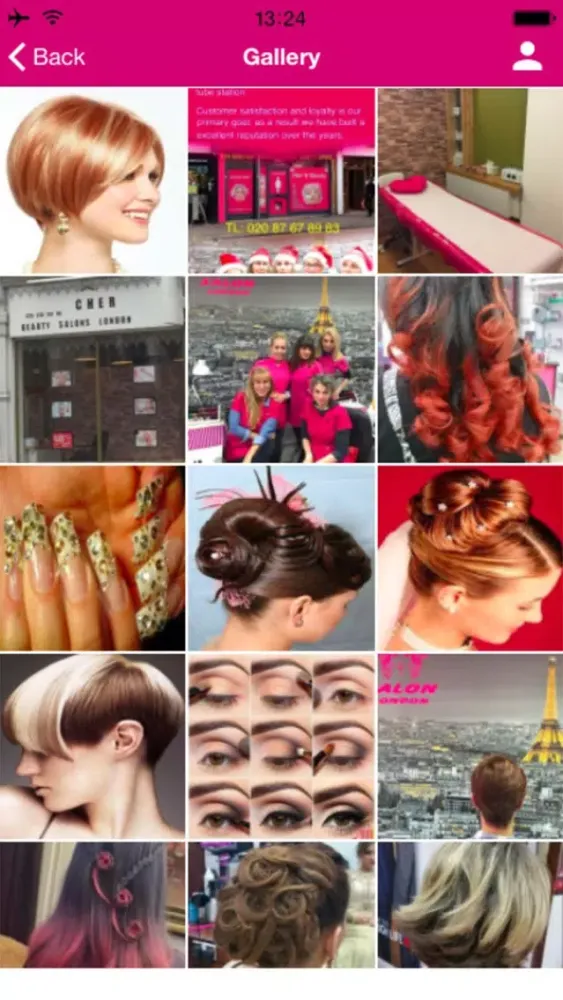 Capturas de pantalla de Cher Salon London