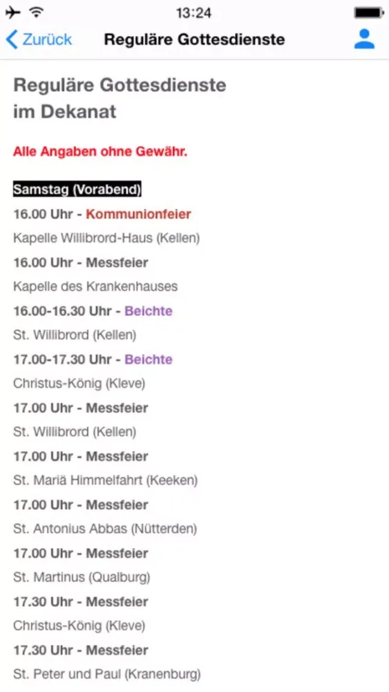 Gottesdienste im Dekanat應用截圖