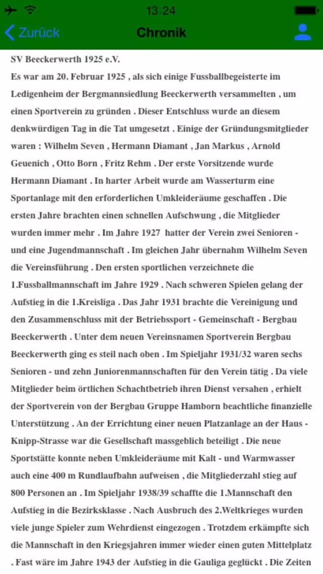 SV Beeckerwerth 1925 e.V.应用截图