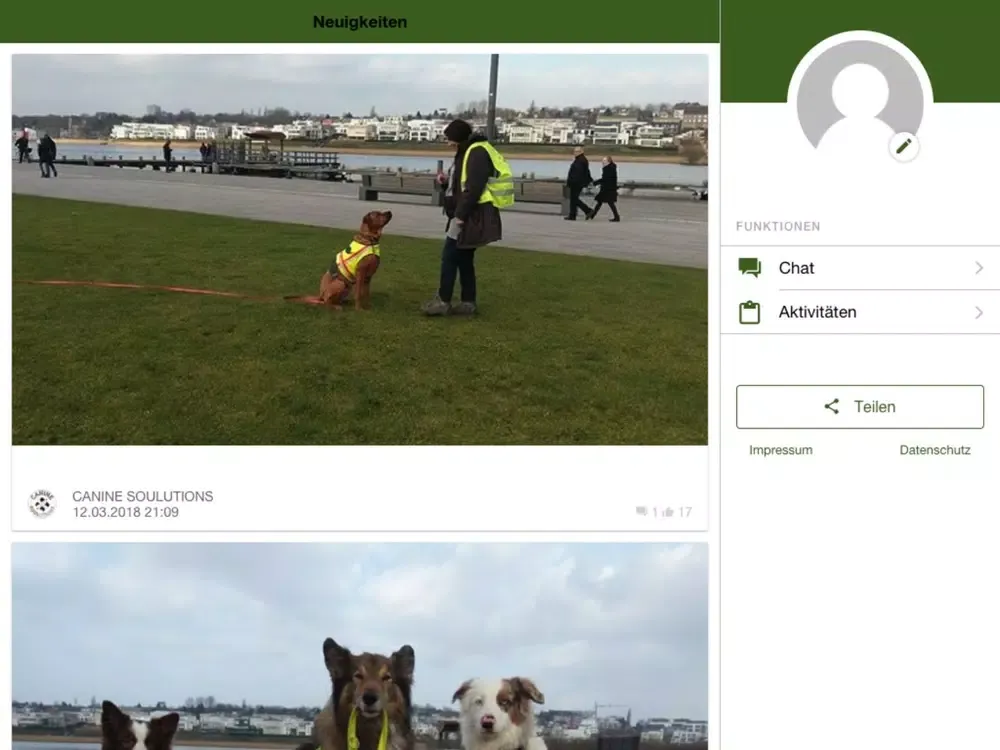 ภาพหน้าจอของ Canine Soulutions iPad 