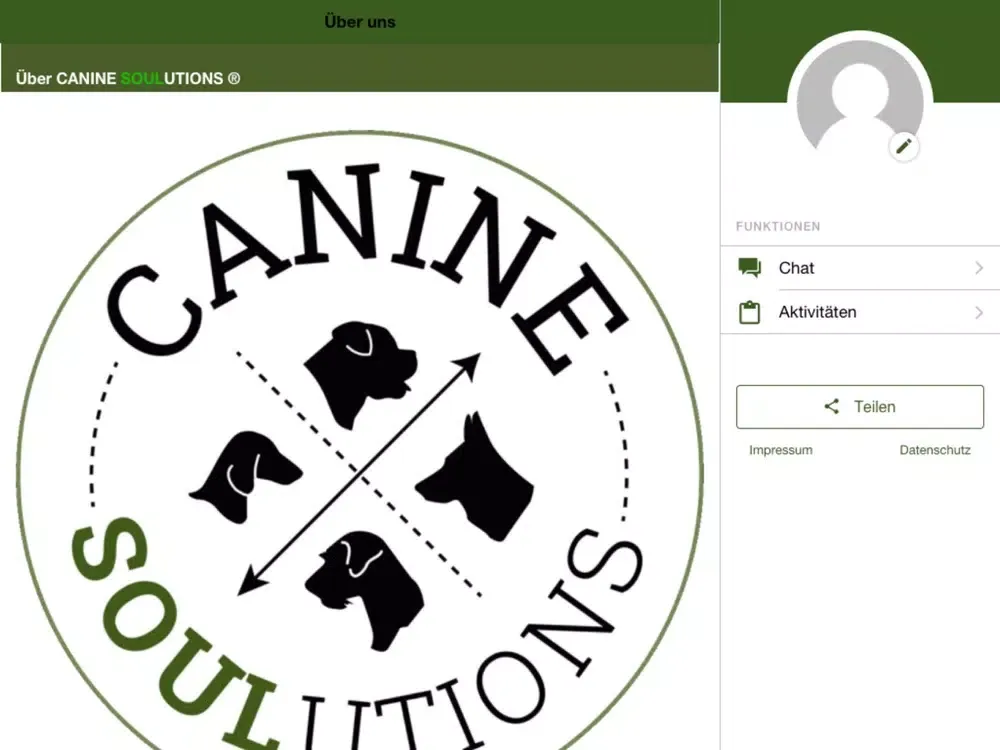 ภาพหน้าจอของ Canine Soulutions iPad 