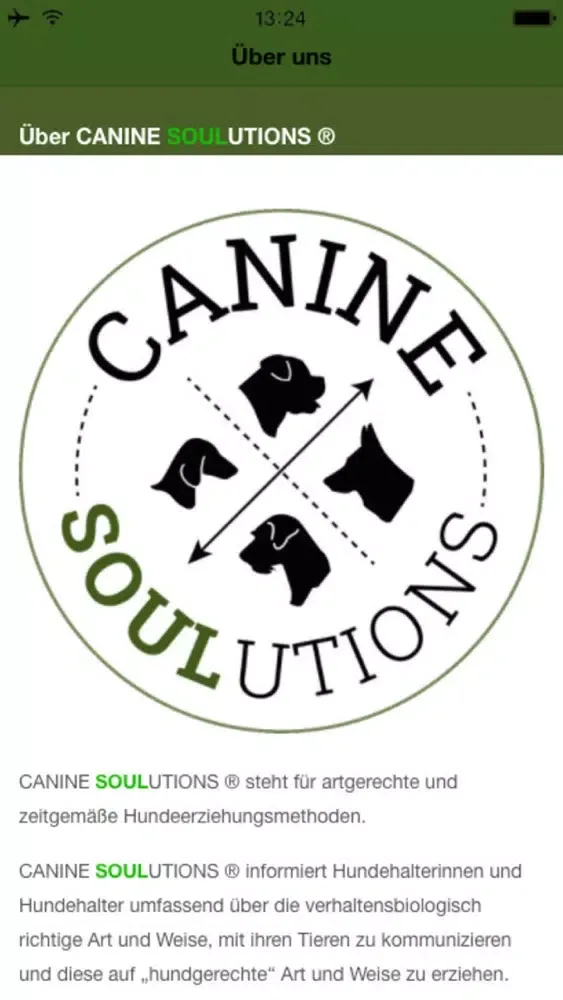 ภาพหน้าจอของ Canine Soulutions