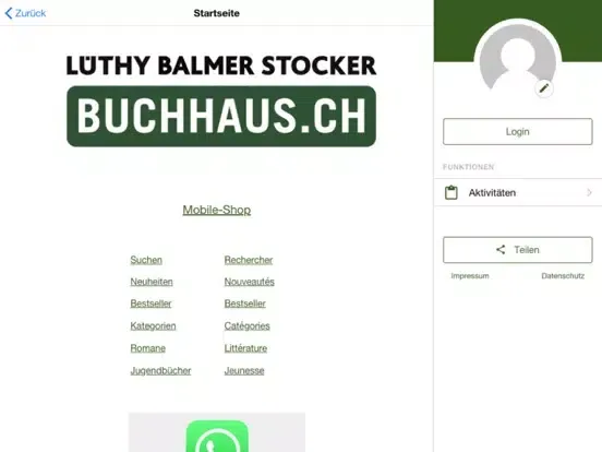 Lüthy Balmer Stocker iPad  Ekran Görüntüleri