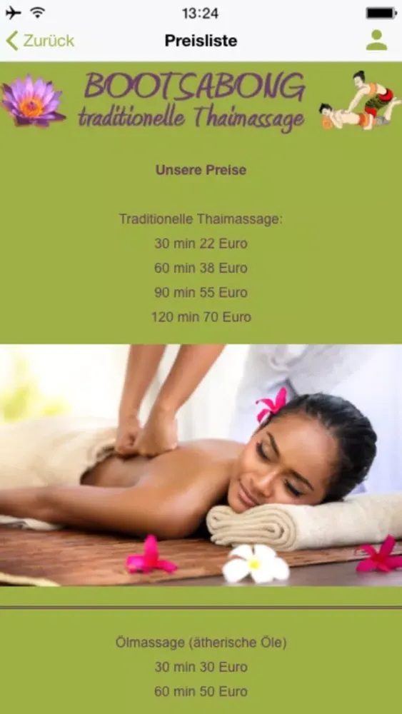 ภาพหน้าจอของ BOOTSABONG trad. Thaimassage