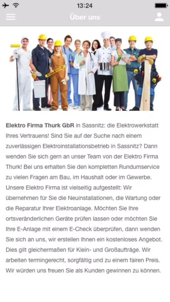 Elektro Firma Thurk GbR Screenshots