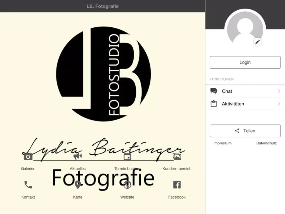 LB. Fotografie iPad  স্ক্রিনশট