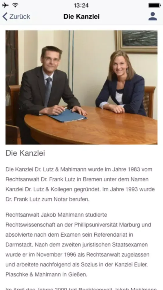 Screenshot di Dr. Lutz & Mahlmann