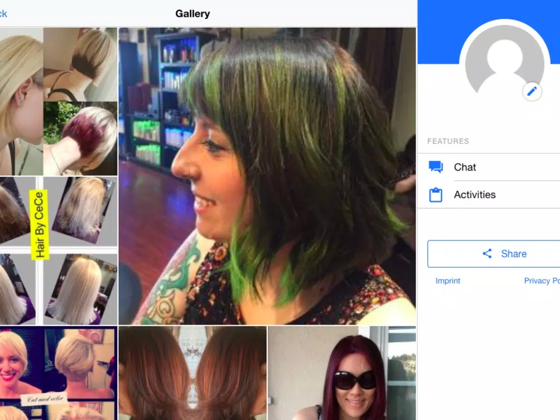 ภาพหน้าจอของ UNCLE AARONS HAIR STUDIO iPad 