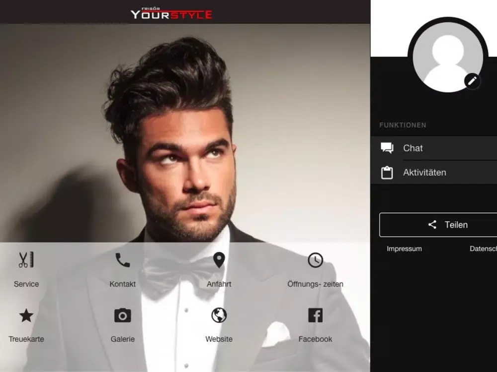 Скриншоты YourStyle iPad 