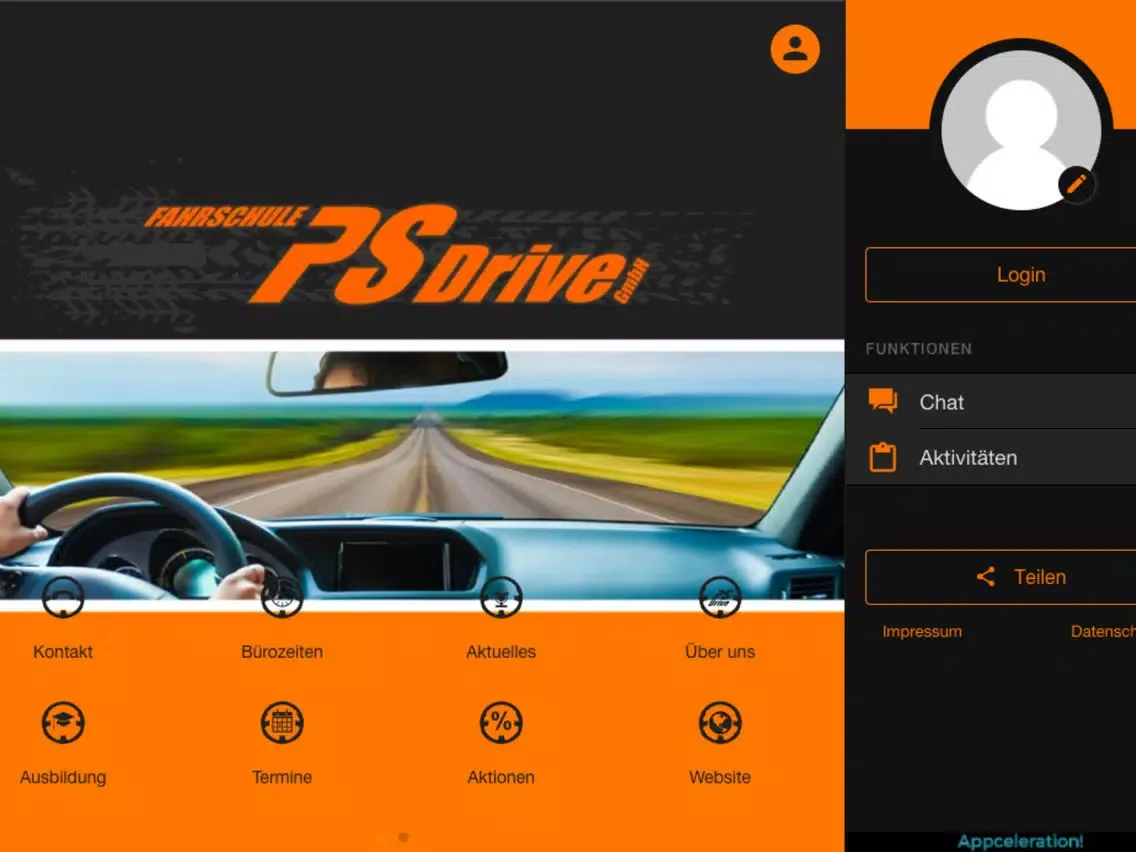 Capturas de tela do Fahrschule PS Drive iPad 