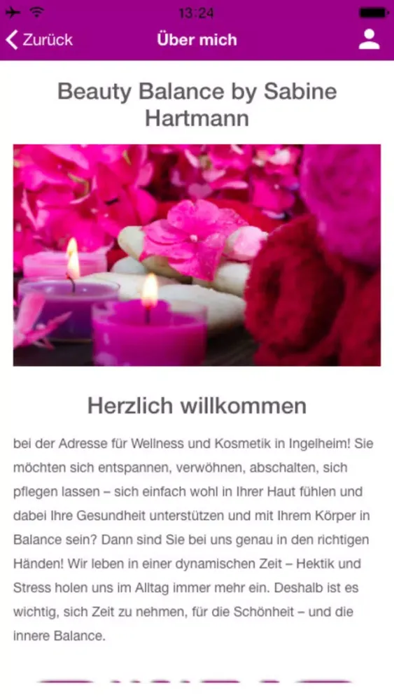 ภาพหน้าจอของ Beauty Balance Sabine Hartmann