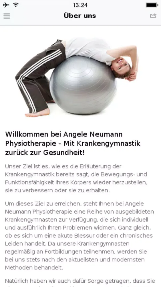 Angele Neumann Physiotherapie Screenshots