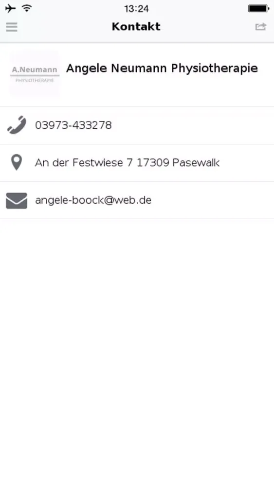 Angele Neumann Physiotherapie Screenshots