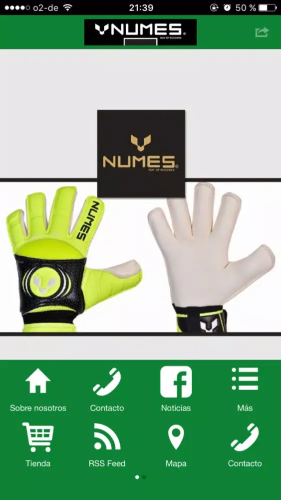 Capturas de tela do Guantes Portero Numes