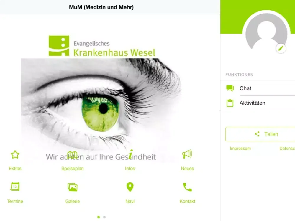 تصاویر MuM (Medizin und Mehr) iPad 