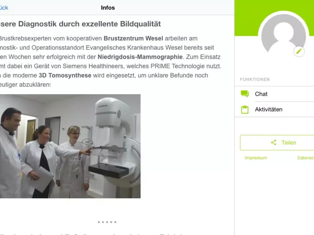 تصاویر MuM (Medizin und Mehr) iPad 