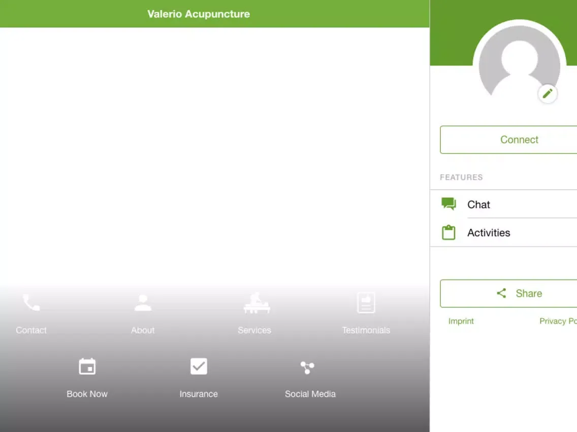 Valerio Acupuncture iPad  স্ক্রিনশট