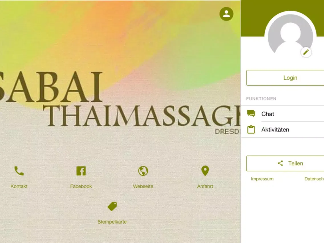 Zrzuty ekranu Sabai Thai Massage iPad 