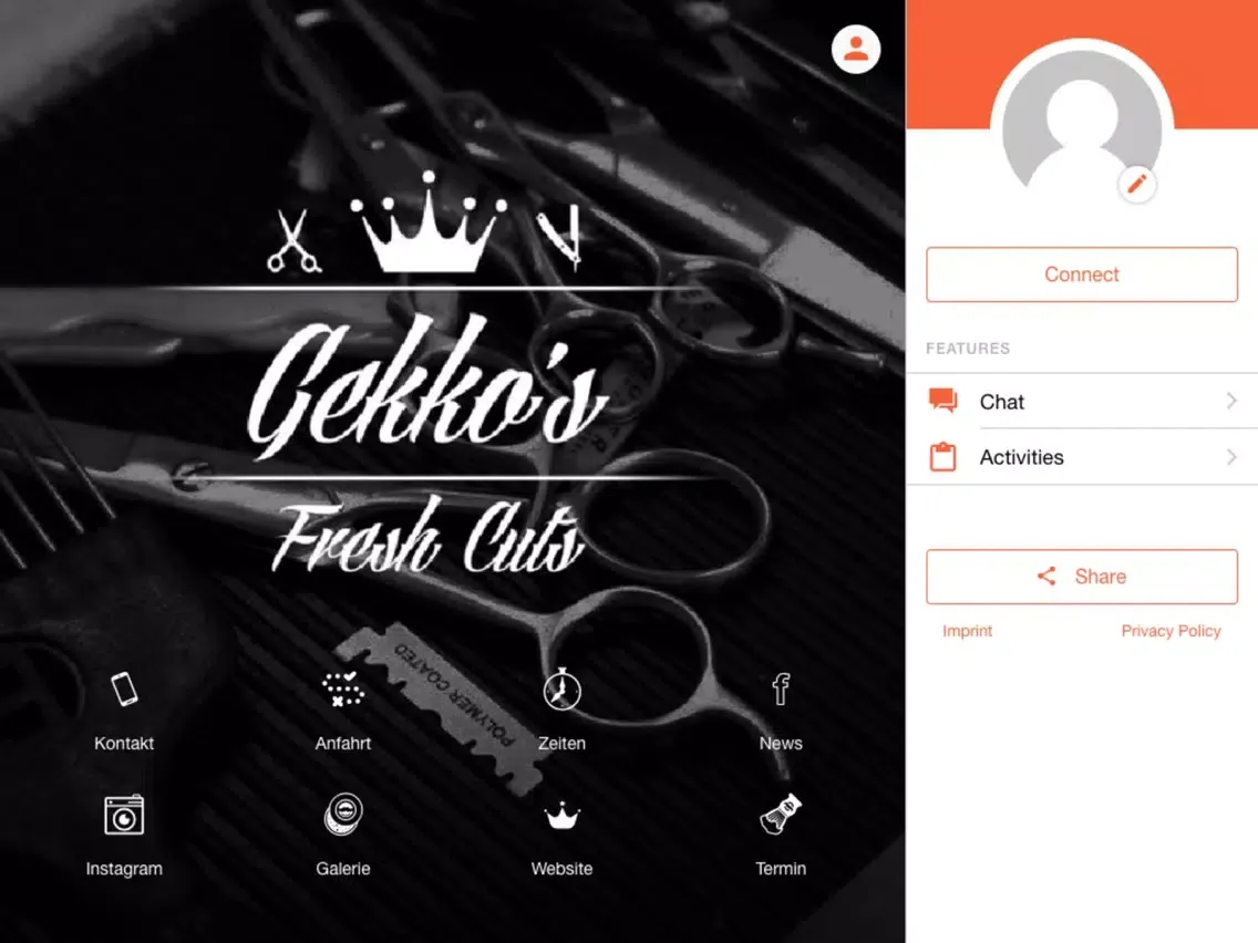 Tangkapan skrin Gekko's Fresh Cuts iPad 