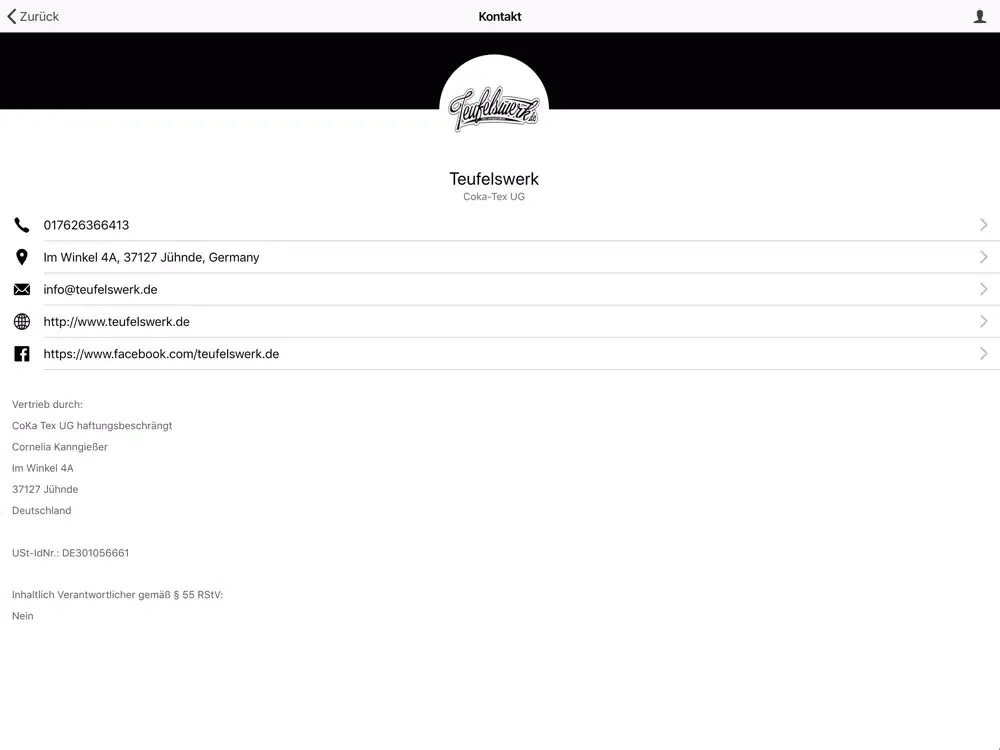 Teufelswerk iPad  スクリーンショット