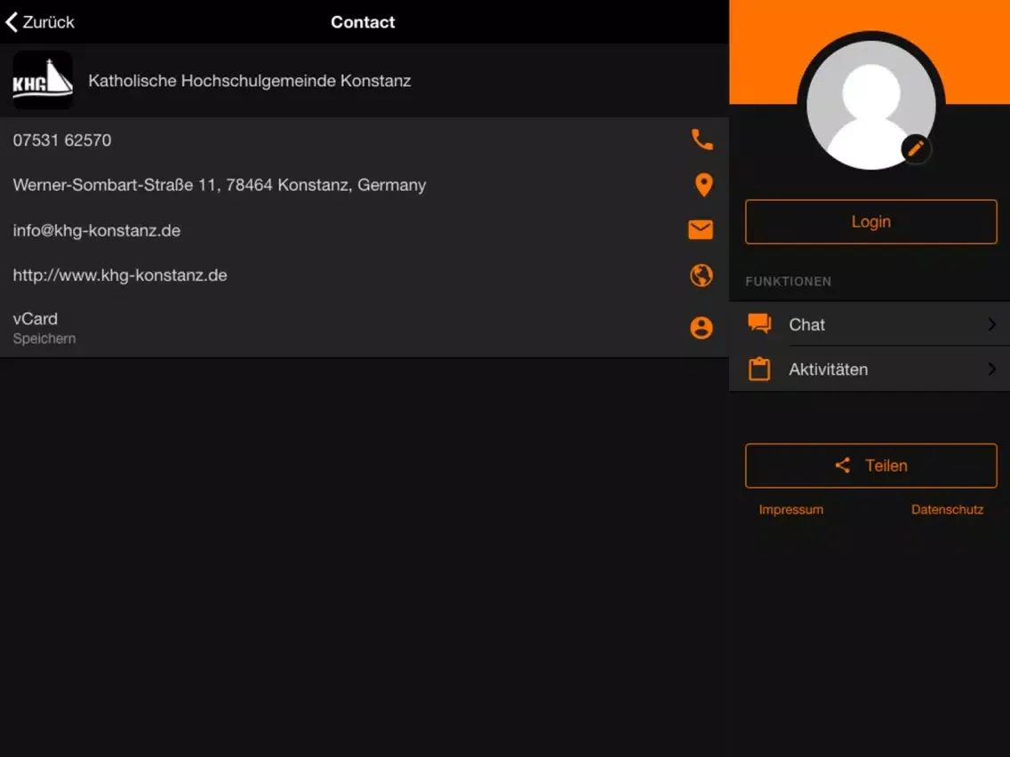 KHG Konstanz iPad  スクリーンショット