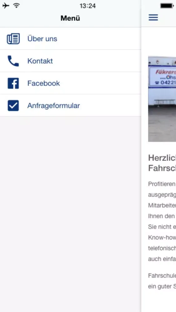 Screenshot di Fahrschule Ohsmer GbR
