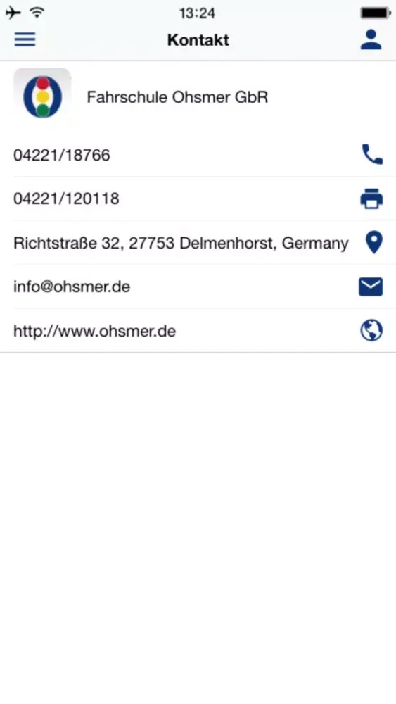 Screenshot di Fahrschule Ohsmer GbR