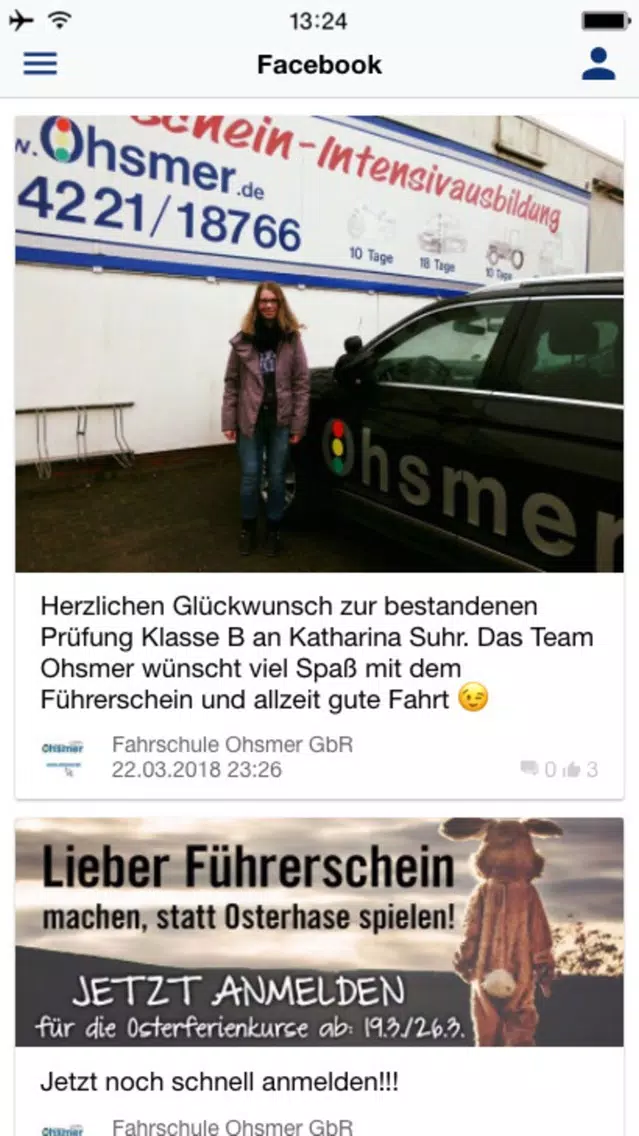 Fahrschule Ohsmer GbR سکرین شاٹس