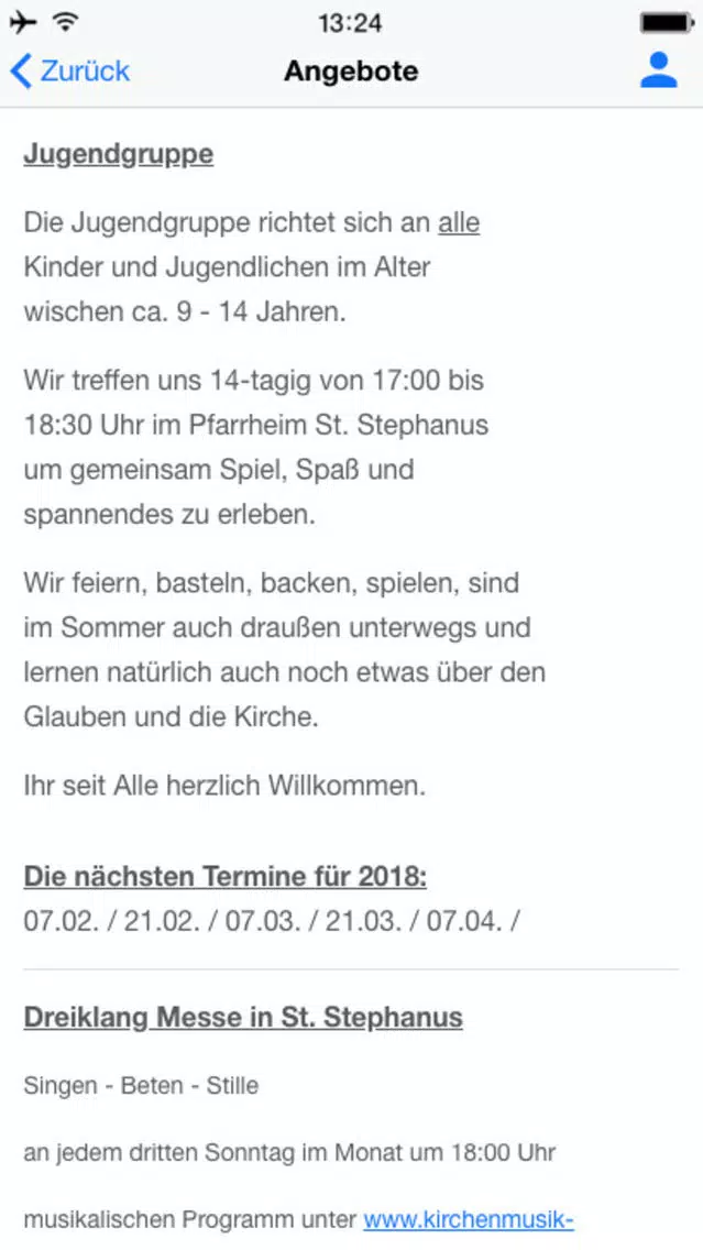 Screenshot di Pfarrei Papst Johannes - KKPJ