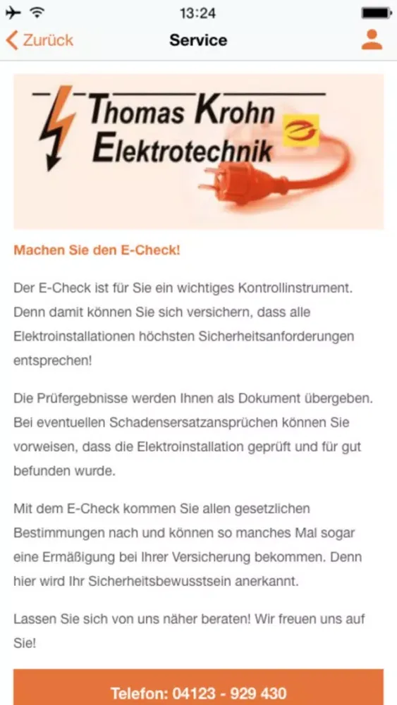Capturas de pantalla de Krohn Elektrotechnik