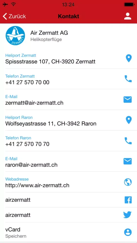 Air Zermatt AG应用截图