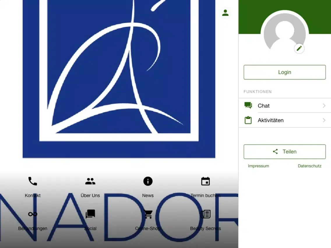 Anadore Kosmetik iPad  스크린샷