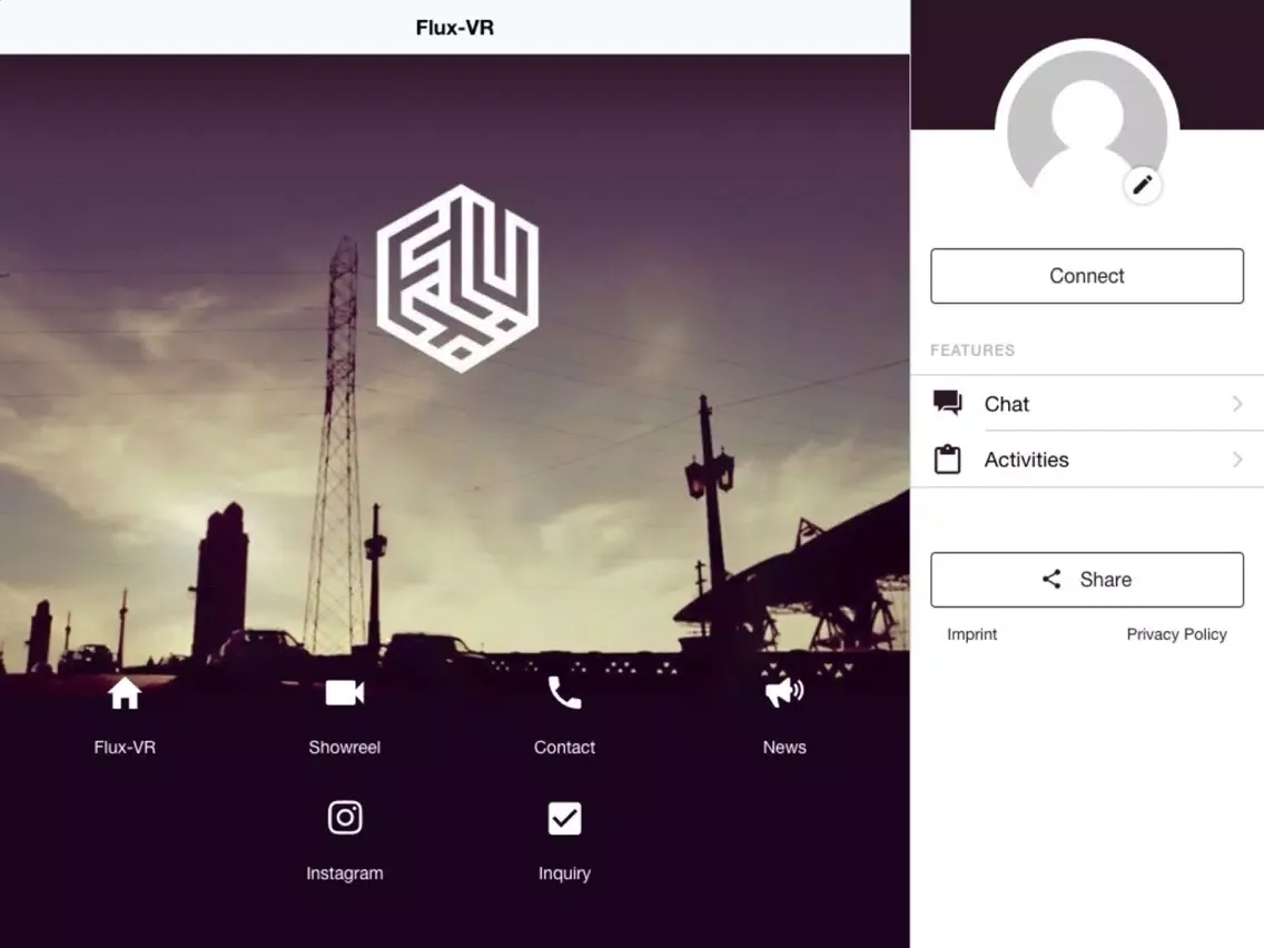 Flux-VR iPad  스크린샷
