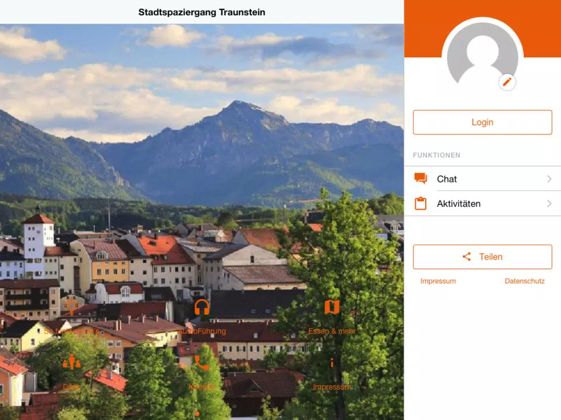 Stadtspaziergang Traunstein iPad  स्क्रीनशॉट