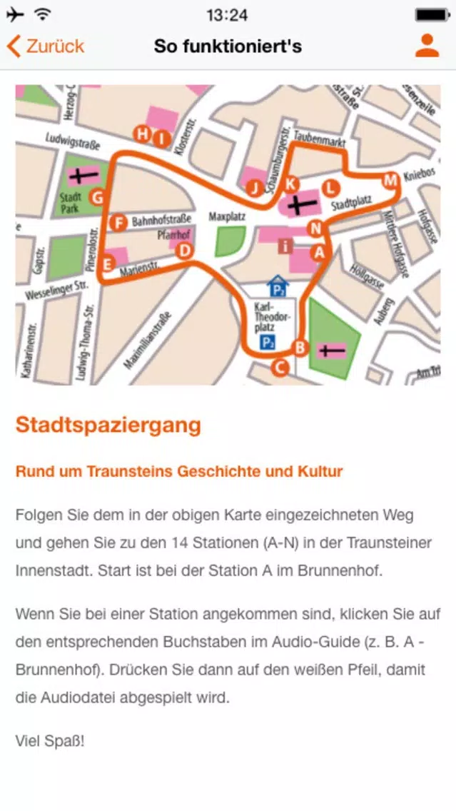 Stadtspaziergang Traunstein स्क्रीनशॉट
