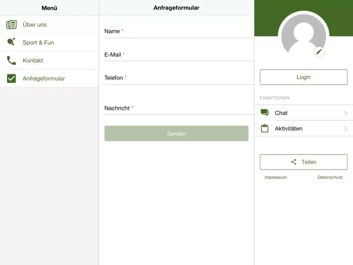 Sporthotel Wernigerode iPad  Ekran Görüntüleri