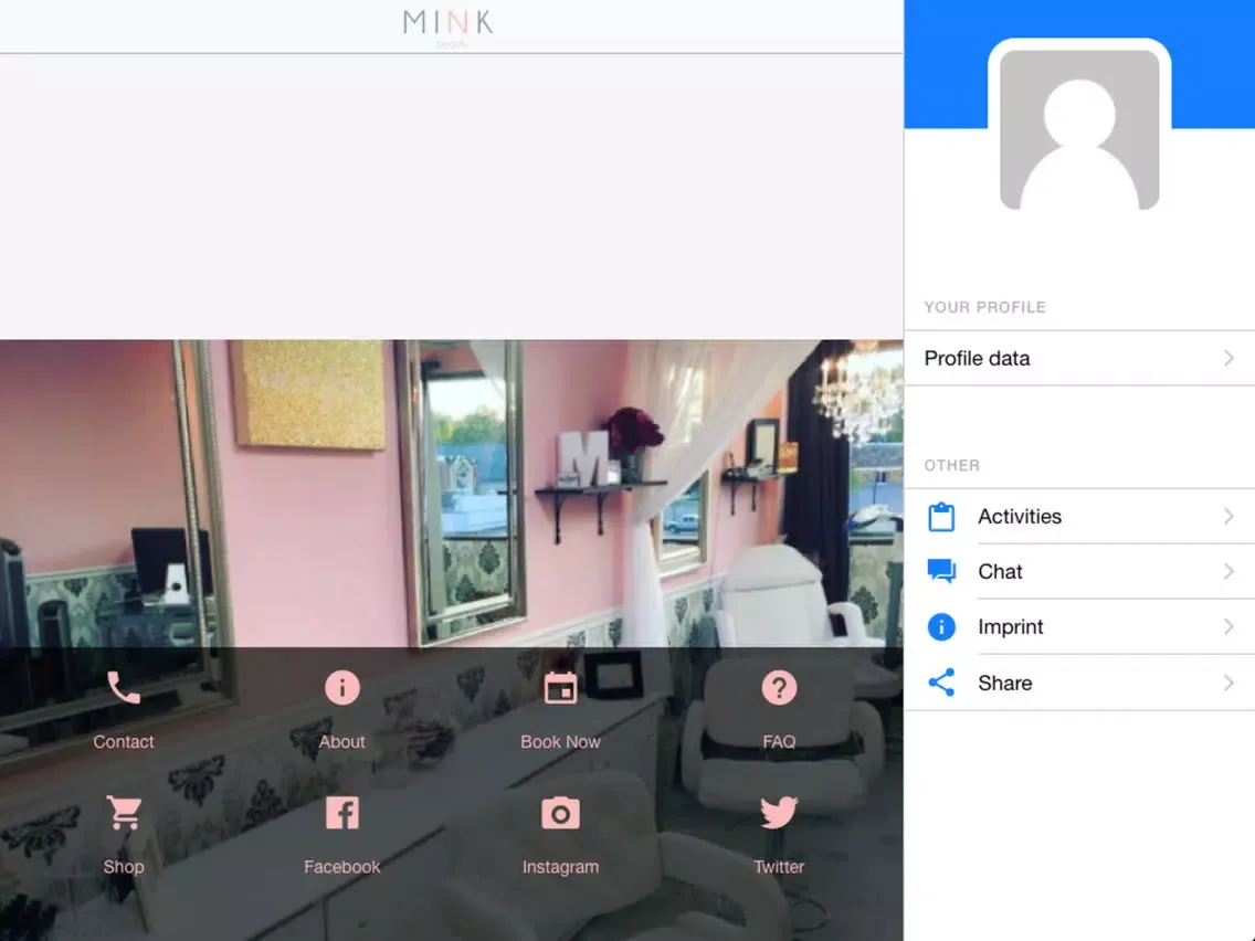 Mink Beauty iPad  سکرین شاٹس