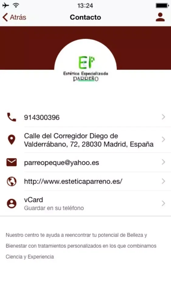 Captures d'écran de Estética Especializada Parreño