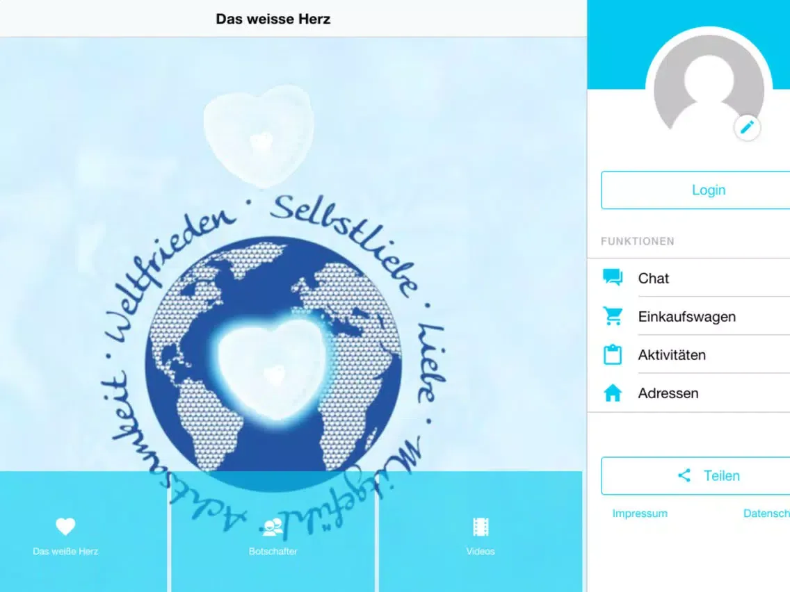 ภาพหน้าจอของ Das weisse Herz iPad 