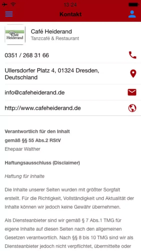 Cafe Heiderand应用截图