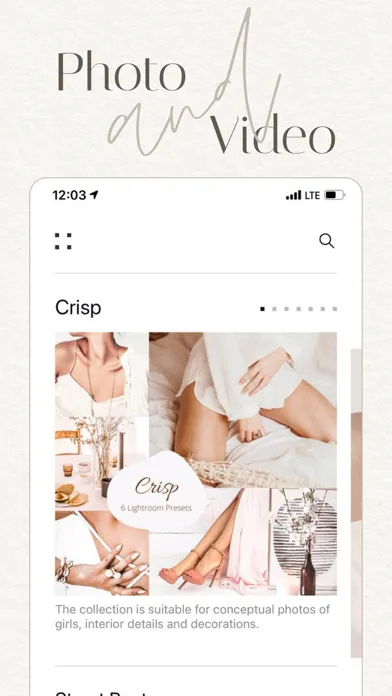 Photo Presets & Video Filters स्क्रीनशॉट