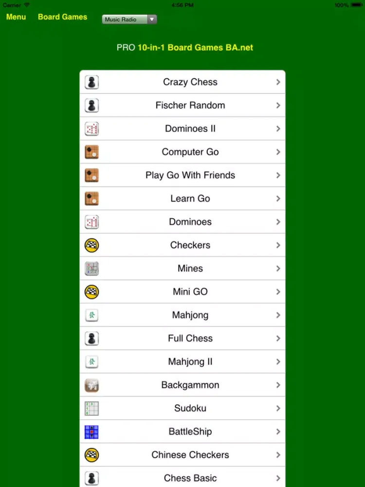 Capturas de tela do 10-in-1 Board Games PRO HD BA.net iPad 