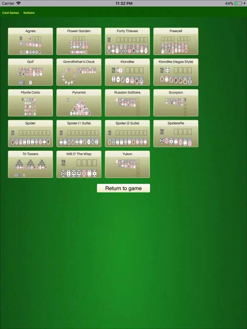 صور Solitaire Collection - BA.net iPad 