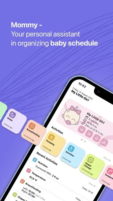 Mommy - Baby Diary Tracker Screenshots